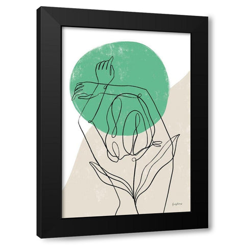 Planted IV Black Modern Wood Framed Art Print by Thorns, Becky