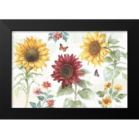 Sunflower Splendor IV Black Modern Wood Framed Art Print by Grove, Beth