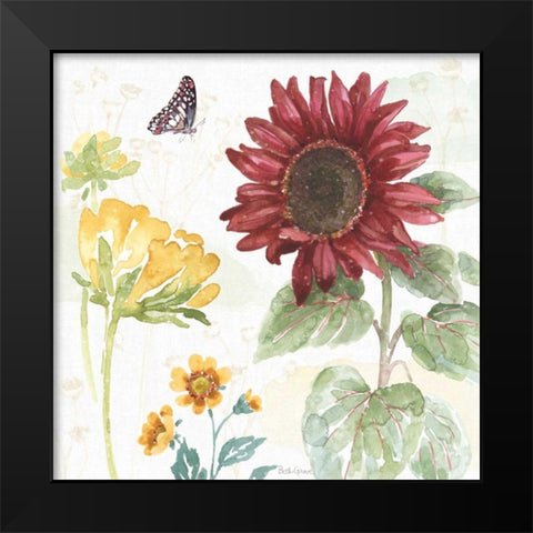Sunflower Splendor VI Black Modern Wood Framed Art Print by Grove, Beth