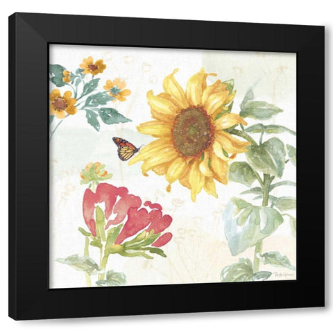 Sunflower Splendor VIII Black Modern Wood Framed Art Print by Grove, Beth