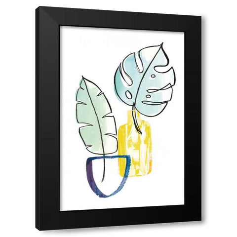 Vase Phase III Black Modern Wood Framed Art Print by Schlabach, Sue