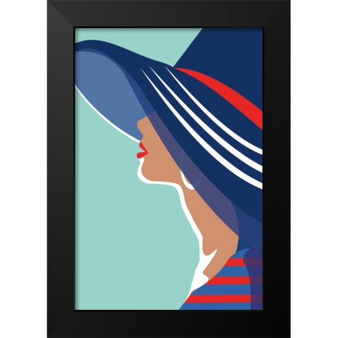 Beach Chic IV Black Modern Wood Framed Art Print by Escalante, Omar