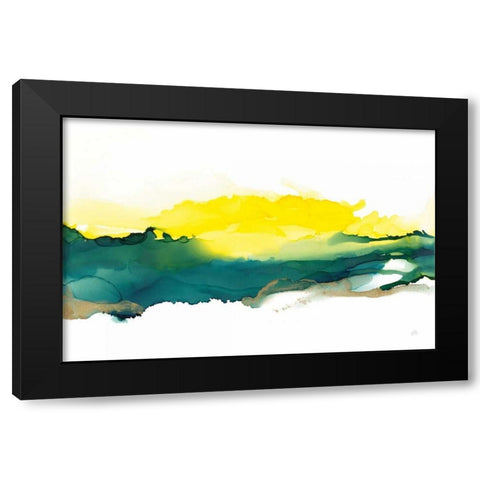 Sunrise Black Modern Wood Framed Art Print by Paschke, Chris