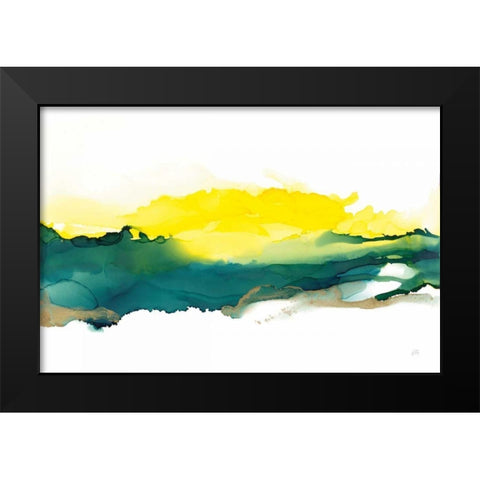 Sunrise Black Modern Wood Framed Art Print by Paschke, Chris