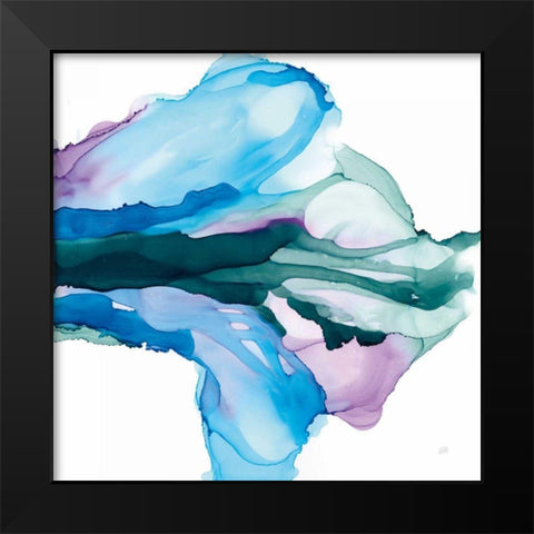 Tributary Black Modern Wood Framed Art Print by Paschke, Chris