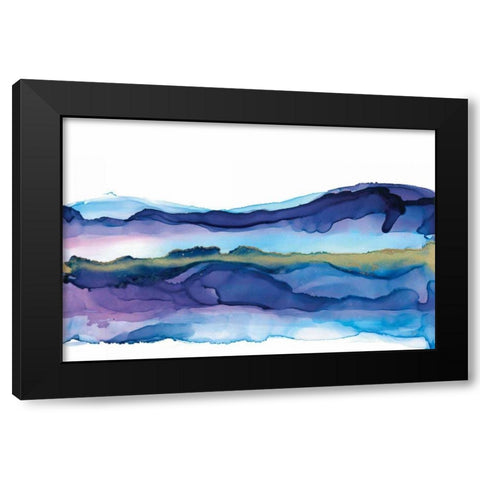Coastal Ink I Black Modern Wood Framed Art Print with Double Matting by Paschke, Chris