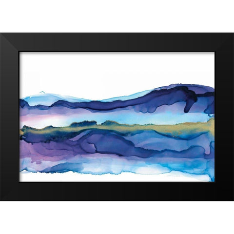 Coastal Ink I Black Modern Wood Framed Art Print by Paschke, Chris