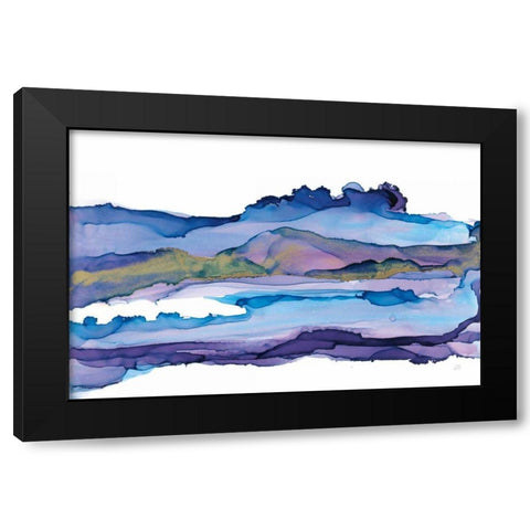 Coastal Ink II Black Modern Wood Framed Art Print by Paschke, Chris