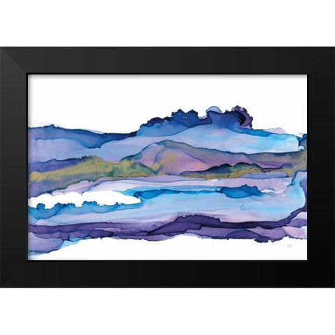 Coastal Ink II Black Modern Wood Framed Art Print by Paschke, Chris