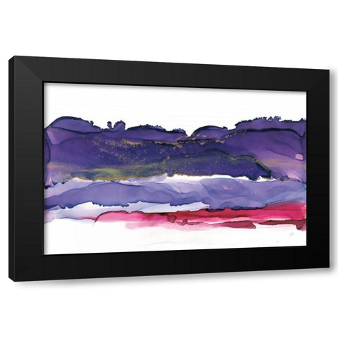 Coastal Ink IV Black Modern Wood Framed Art Print with Double Matting by Paschke, Chris