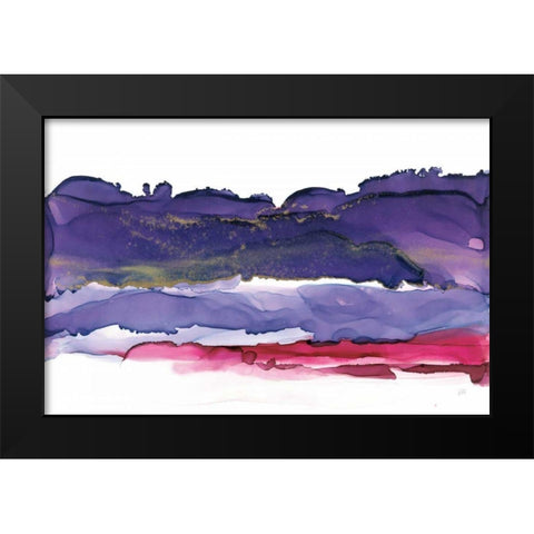 Coastal Ink IV Black Modern Wood Framed Art Print by Paschke, Chris