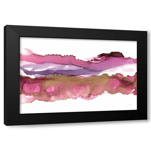 Coastal Ink V Black Modern Wood Framed Art Print with Double Matting by Paschke, Chris