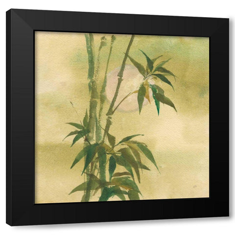 Moon Season Spring Black Modern Wood Framed Art Print by Paschke, Chris