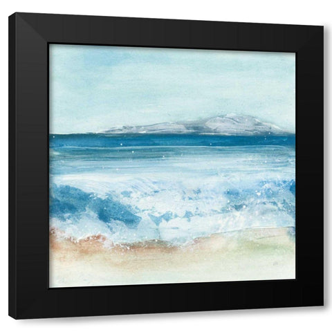 Coastal IV Black Modern Wood Framed Art Print with Double Matting by Paschke, Chris