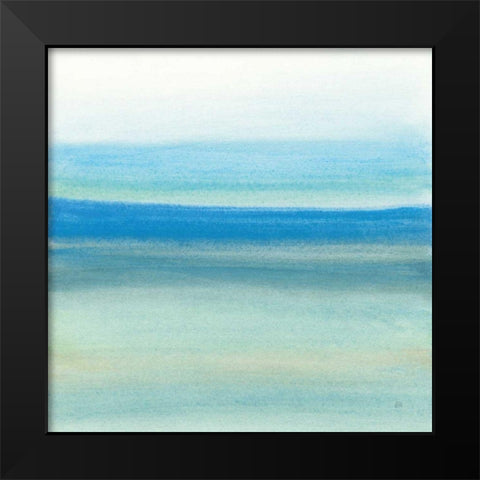 Coastal Abstraction IV Black Modern Wood Framed Art Print by Paschke, Chris