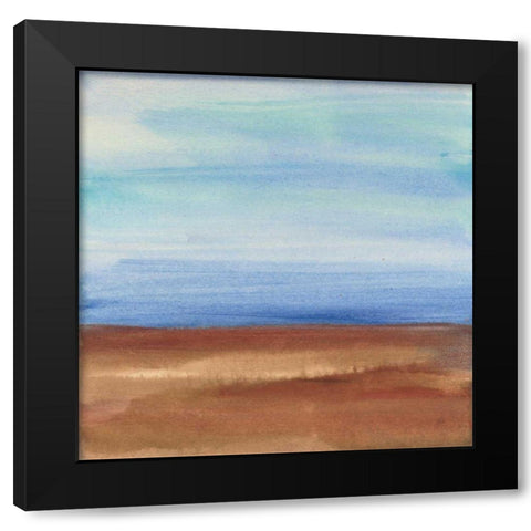 Sandy Ridge I Black Modern Wood Framed Art Print by Paschke, Chris