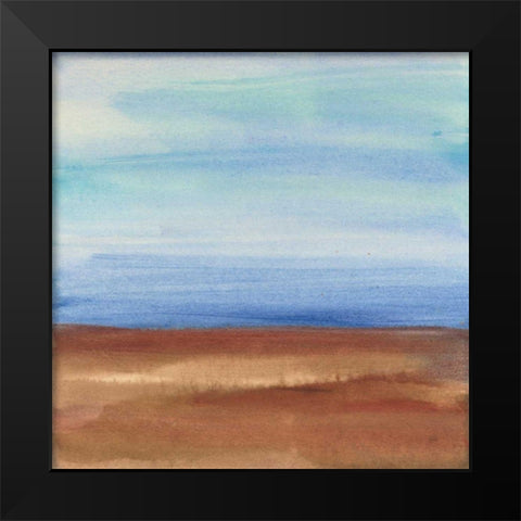 Sandy Ridge I Black Modern Wood Framed Art Print by Paschke, Chris