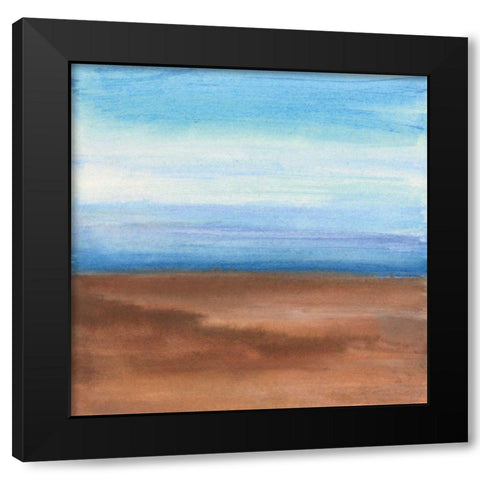 Sandy Ridge II Black Modern Wood Framed Art Print with Double Matting by Paschke, Chris