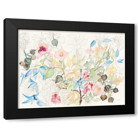 Hopeful Spring Black Modern Wood Framed Art Print with Double Matting by Rice, Kristy