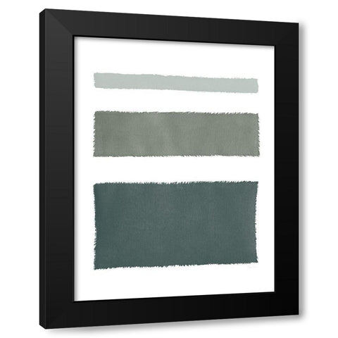 Painted Weaving IV Dark Black Modern Wood Framed Art Print by Rhue, Piper