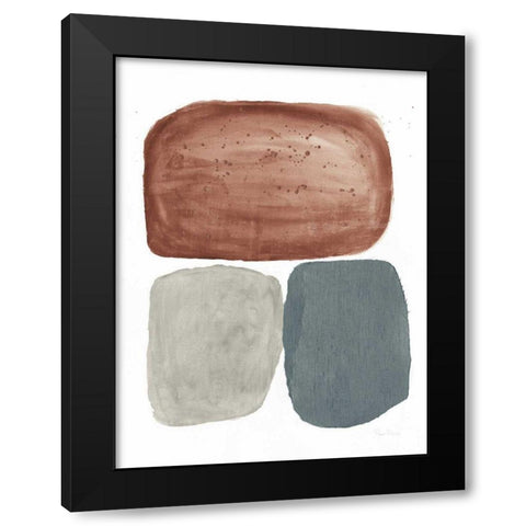 Dark Graystone Black Modern Wood Framed Art Print with Double Matting by Rhue, Piper