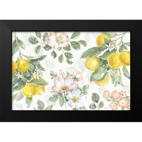 Citrus Charm IV Black Modern Wood Framed Art Print by Grove, Beth