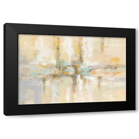 Winter Fjord Black Modern Wood Framed Art Print with Double Matting by Vassileva, Silvia