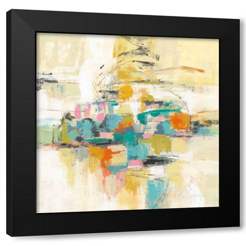 Silk Road Journey Black Modern Wood Framed Art Print with Double Matting by Vassileva, Silvia