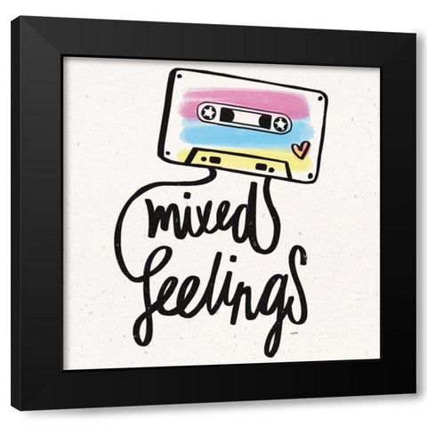 Throwback I Black Modern Wood Framed Art Print with Double Matting by York, Leah