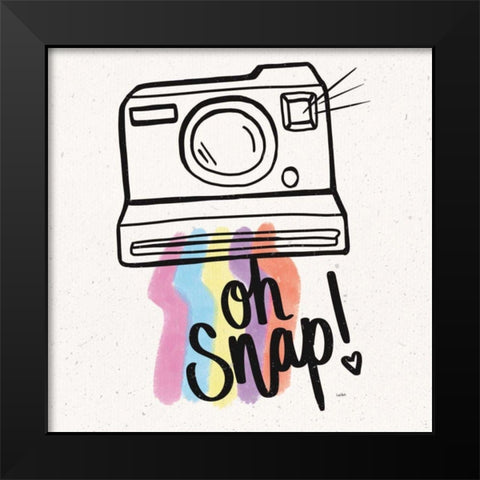 Throwback III Black Modern Wood Framed Art Print by York, Leah