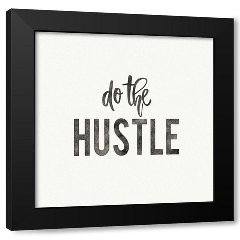 Work from Home II Black Modern Wood Framed Art Print with Double Matting by Wild Apple Portfolio
