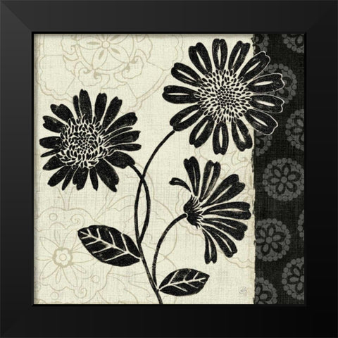 Influence II Black Modern Wood Framed Art Print by Brissonnet, Daphne