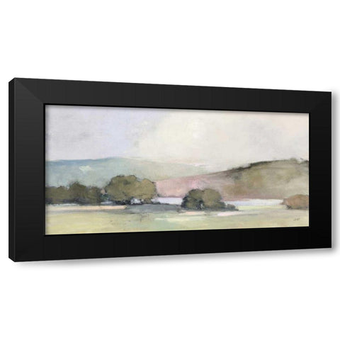 Distant Lake Neutral Crop Black Modern Wood Framed Art Print by Purinton, Julia