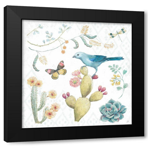 Desert Beauties III Black Modern Wood Framed Art Print by Brissonnet, Daphne