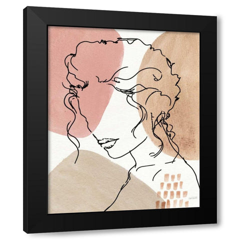 Soft Figures VII Black Modern Wood Framed Art Print by Tavoletti, Anne