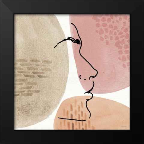 Soft Figures VIII Black Modern Wood Framed Art Print by Tavoletti, Anne