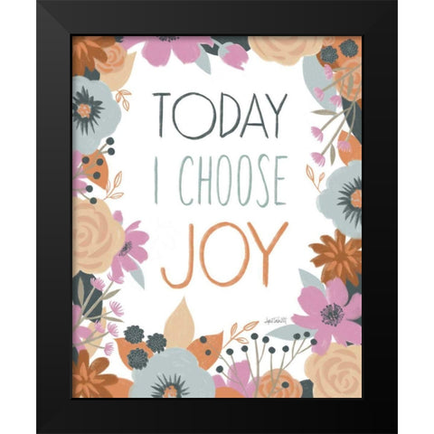 Happy Thoughts II Black Modern Wood Framed Art Print by Tavoletti, Anne