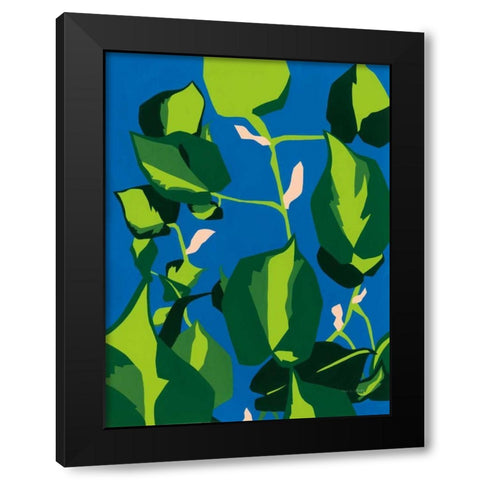 Zest for Life Black Modern Wood Framed Art Print with Double Matting by Gallagher, Megan