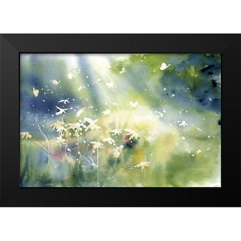 Landscape Light Black Modern Wood Framed Art Print by Pete, Katrina