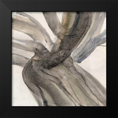 Driftwood II Black Modern Wood Framed Art Print by Hristova, Albena
