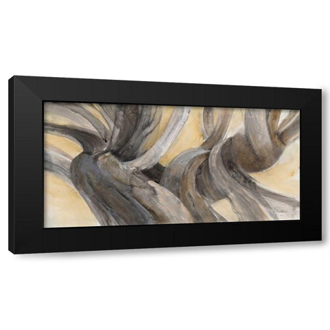 Driftwood III Black Modern Wood Framed Art Print by Hristova, Albena