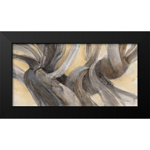 Driftwood III Black Modern Wood Framed Art Print by Hristova, Albena