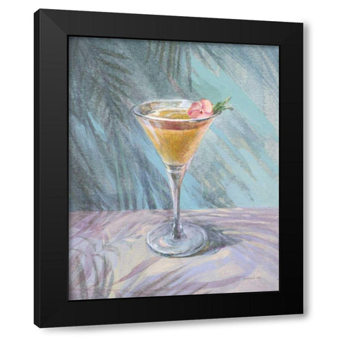 Happy Hour I Black Modern Wood Framed Art Print with Double Matting by Nai, Danhui