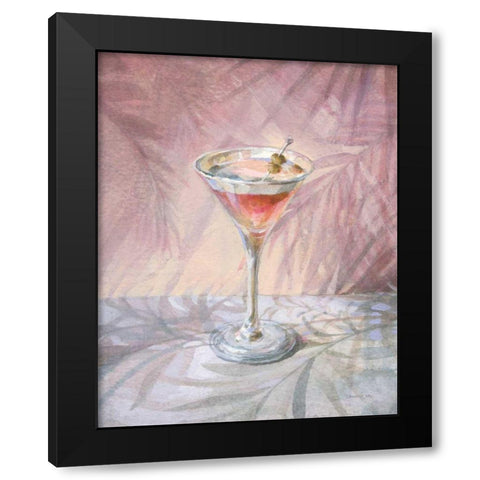 Happy Hour II Black Modern Wood Framed Art Print by Nai, Danhui