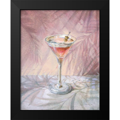 Happy Hour II Black Modern Wood Framed Art Print by Nai, Danhui