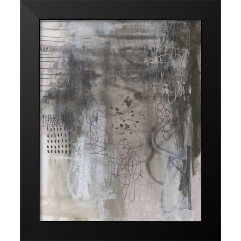 Gray Matter I Black Modern Wood Framed Art Print by Prahl, Courtney