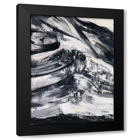 Graphic Canyon III Black Modern Wood Framed Art Print by Vassileva, Silvia