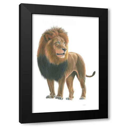 Wild and Free I Black Modern Wood Framed Art Print with Double Matting by Wiens, James