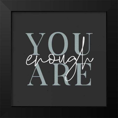 Daily Affirmations VI Black Modern Wood Framed Art Print by Wild Apple Portfolio