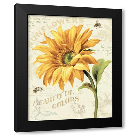 Under the Sun II Black Modern Wood Framed Art Print with Double Matting by Audit, Lisa